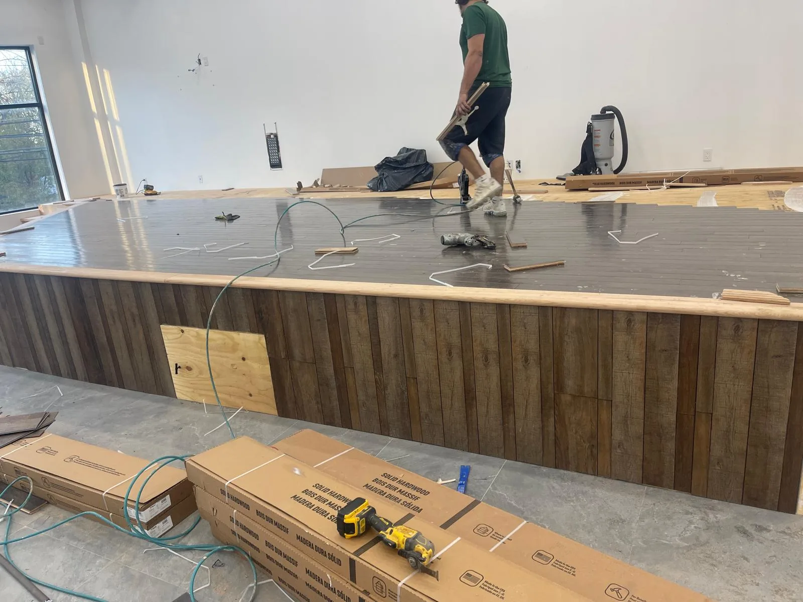 Flooring work